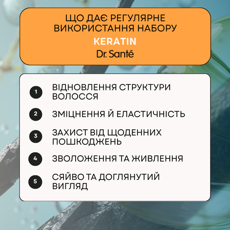Набір Відновлення структури волосся Dr.Sante Keratin  Набір Відновлення структури волосся Dr.Sante Keratin